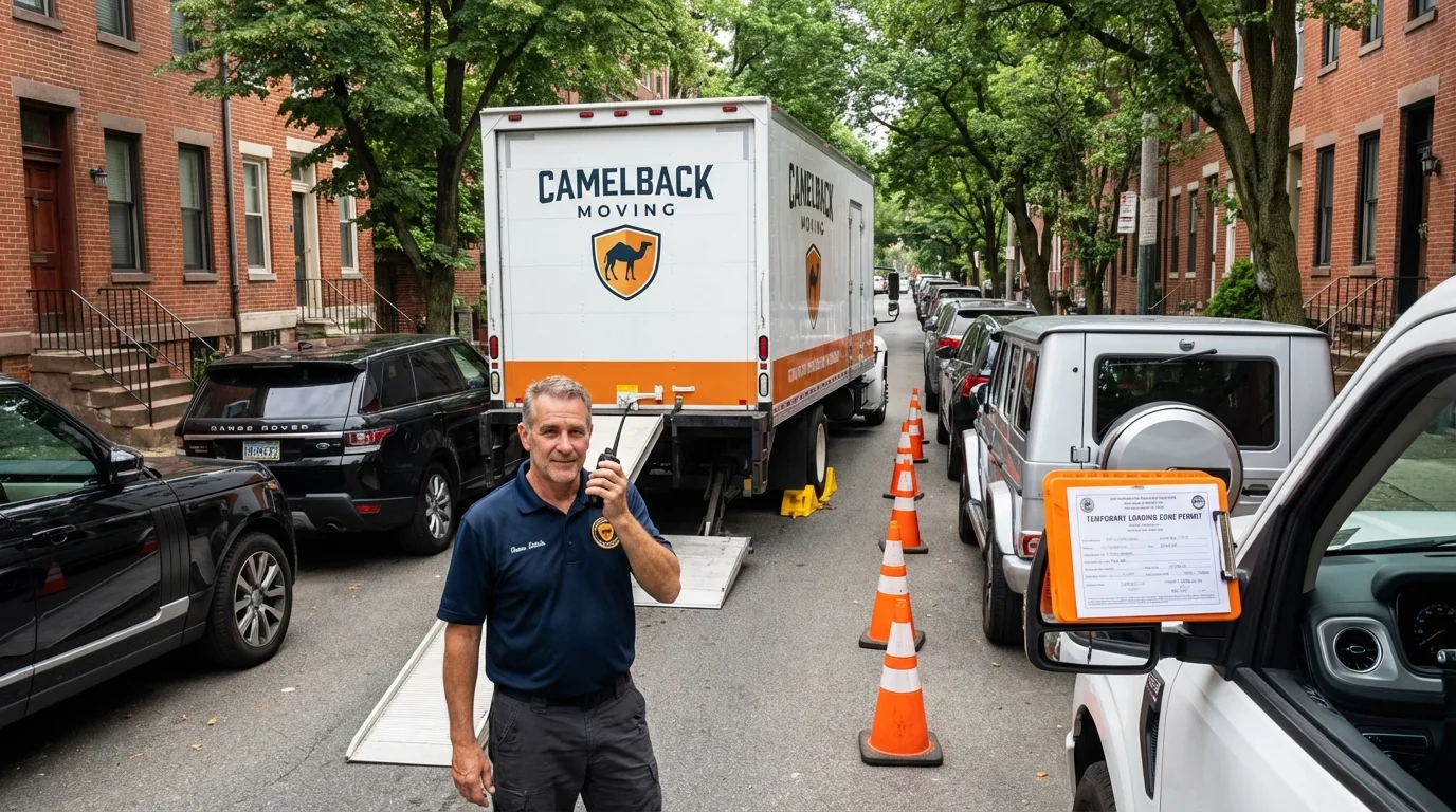 City street loading permit setup in Chalfont, PA